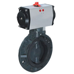 D671F氣動塑料蝶閥PN10~PN16