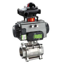 <b>Q611F氣動三片式內(nèi)螺紋球閥PN16~PN64</b>