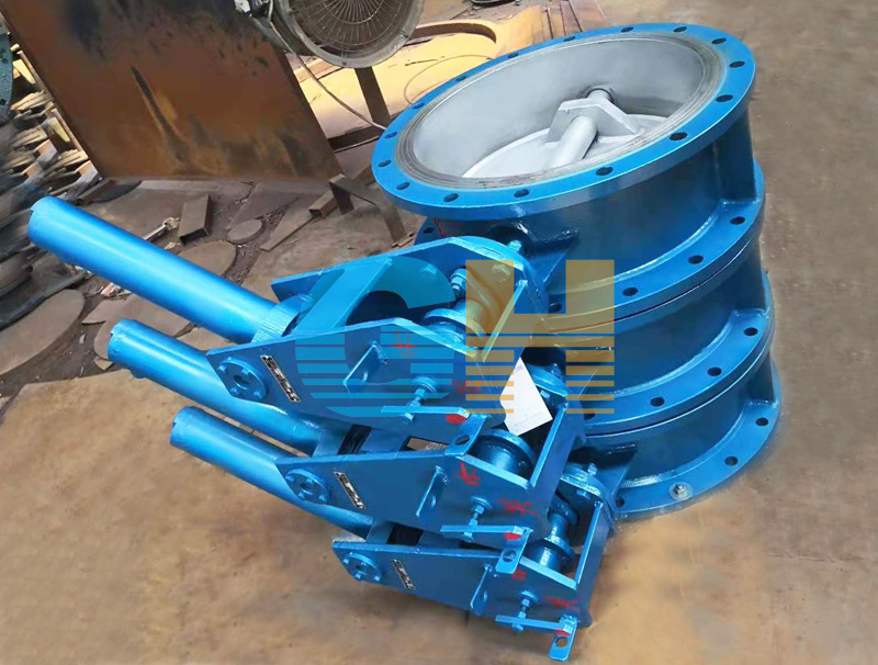 D741H、D743H法蘭式液動蝶閥廠內圖