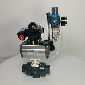 氣動(dòng)UPVC球閥 塑料球閥 GHQ661F-10U 塑料氣